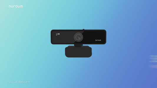 V11 1080P 60FPS HD Webcam with Microphone & Privacy Cover – USB Plug & Play for PC, Mac & Laptop